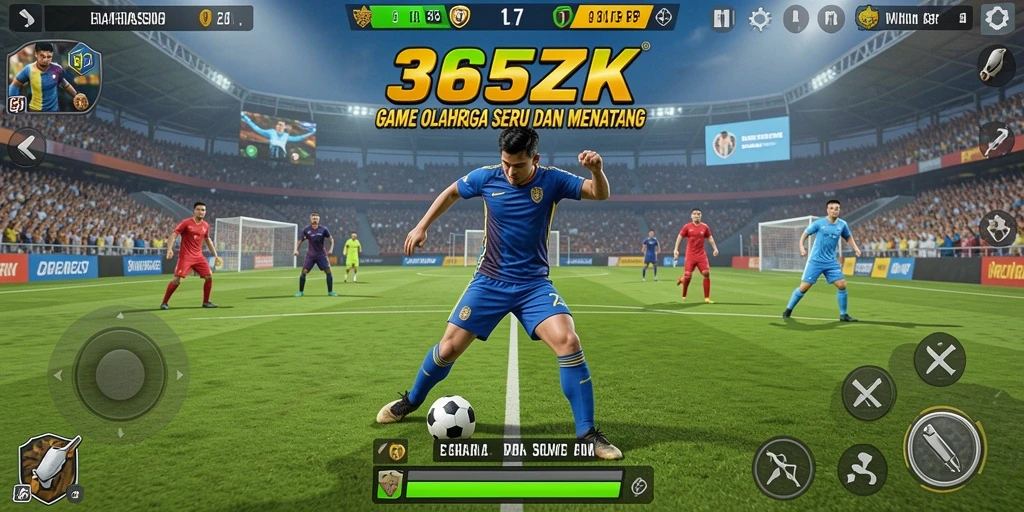 Tampilan gameplay menarik dari 365ZK yang penuh aksi.