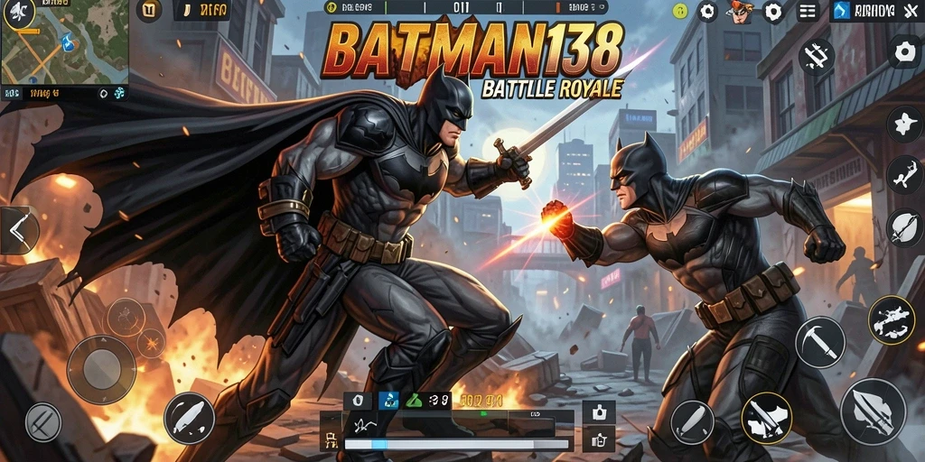 Gameplay menegangkan di dalam medan pertempuran Battle Royale.