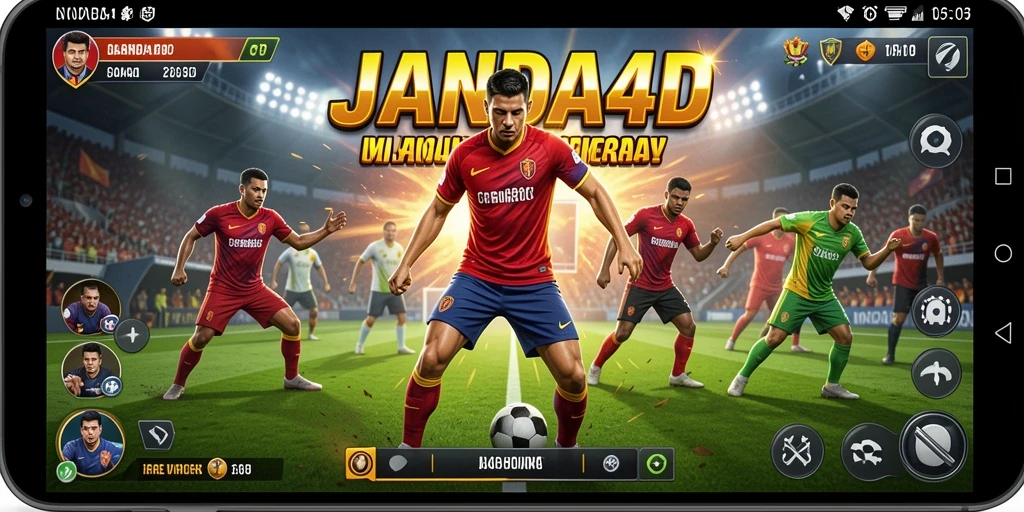 Gameplay seru JANDA4D dalam aksi olahraga nyata.