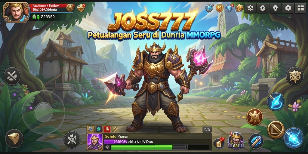 Tampilan menarik gameplay JOSS777 dalam dunia MMORPG.
