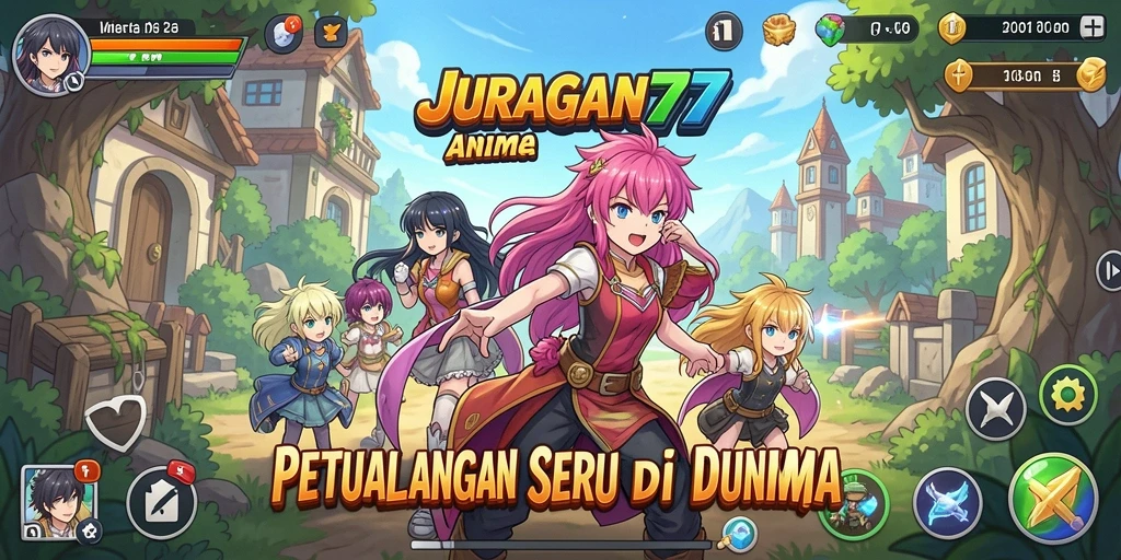 Gameplay seru dan menantang di dunia anime.
