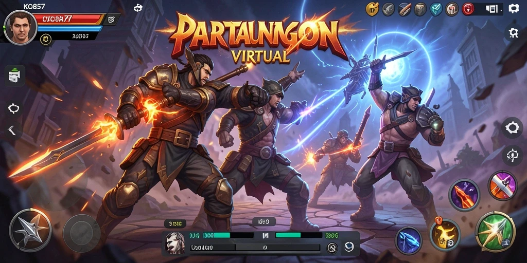 Screenshot menunjukkan aksi pertarungan seru di KO857.