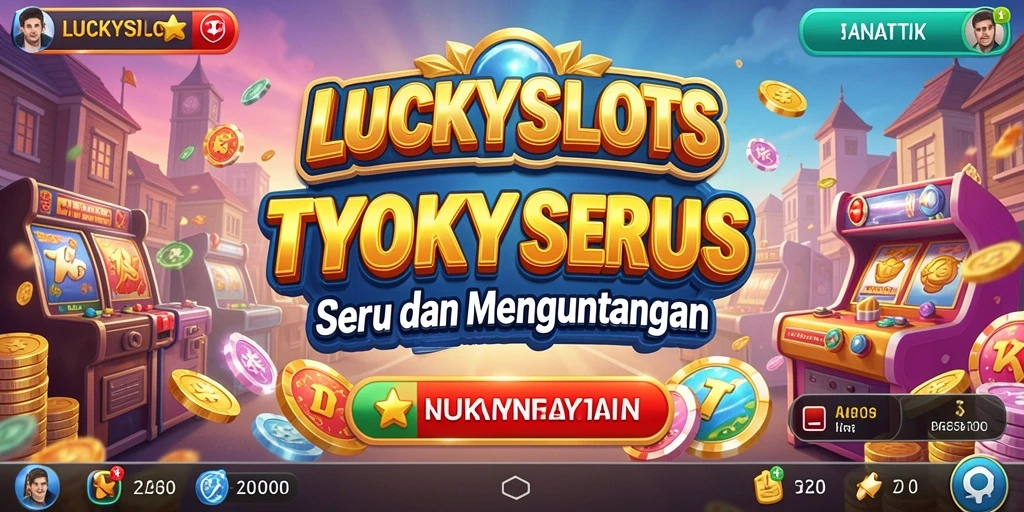 Tampilan gameplay seru di LUCKYSLOTS dengan mesin slot yang beragam.