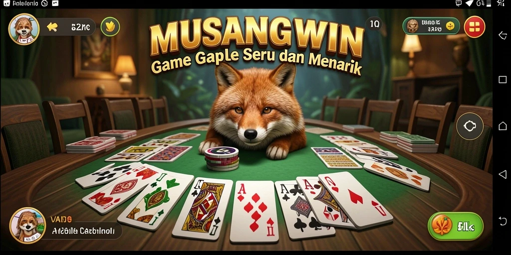Tampilan gameplay seru di MUSANGWIN dengan teman-teman.