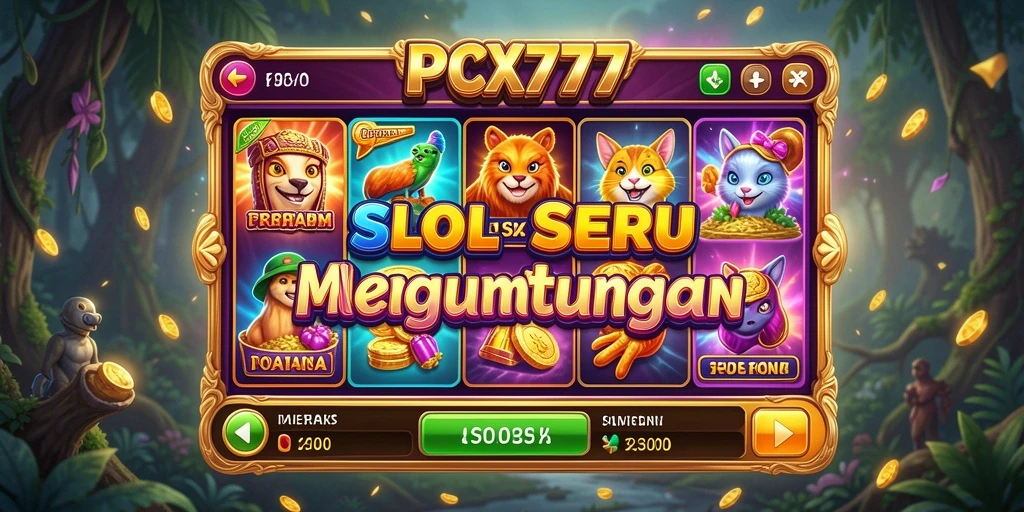 Pelayanan permainan Slot PCX777 yang menarik dan menyenangkan.