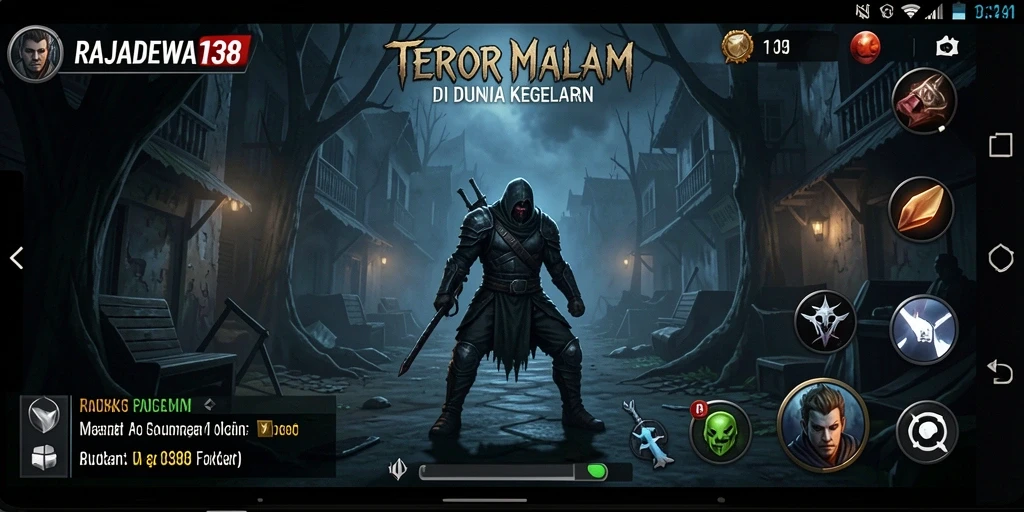 Tampilan mendebarkan dari gameplay RAJADEWA138 yang menakutkan.