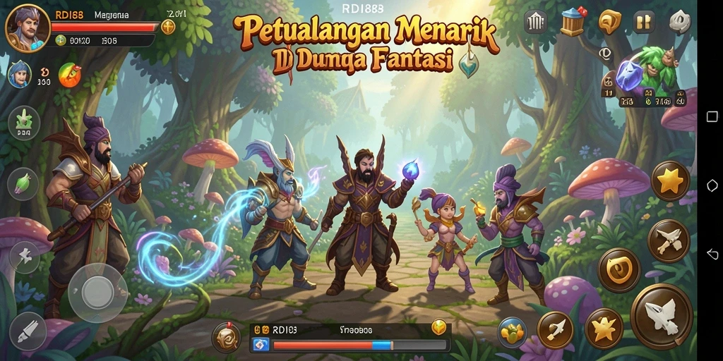 Gameplay seru RDI88 dengan petualangan menantang dan karakter unik.