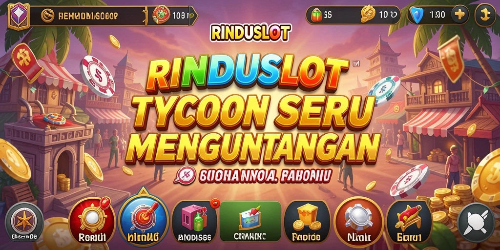 Tampilan gameplay RINDUSLOT yang menarik dan menantang.