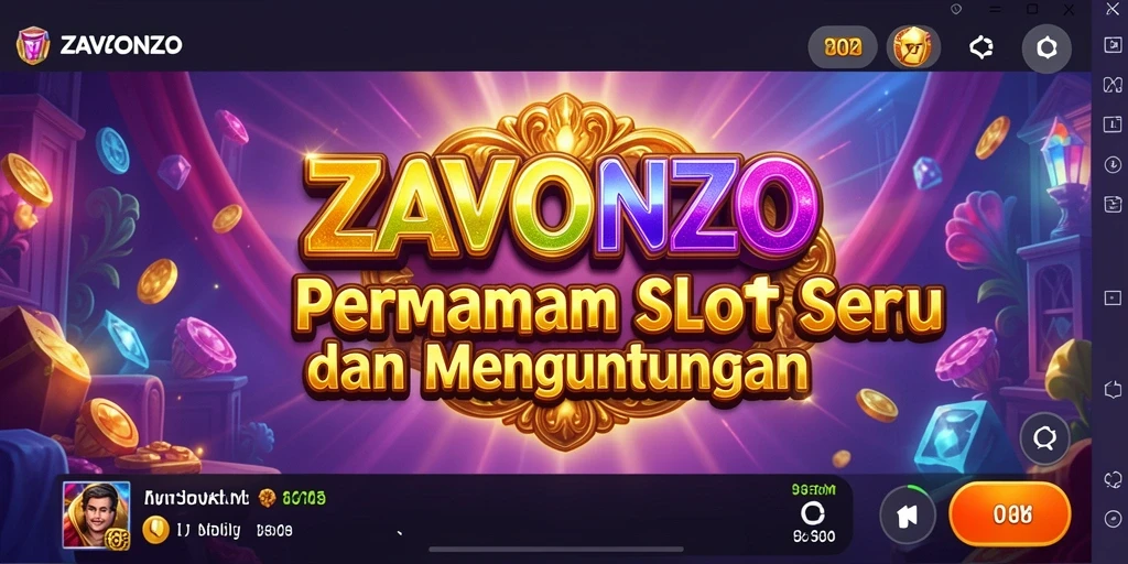 Tampilan menarik gameplay ZAVONZO yang mendebarkan.